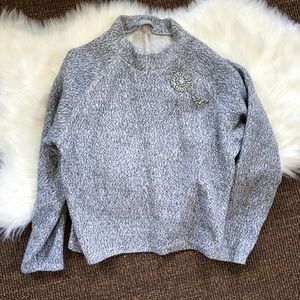 Zara Mock-neck Light Sweater | Size L
